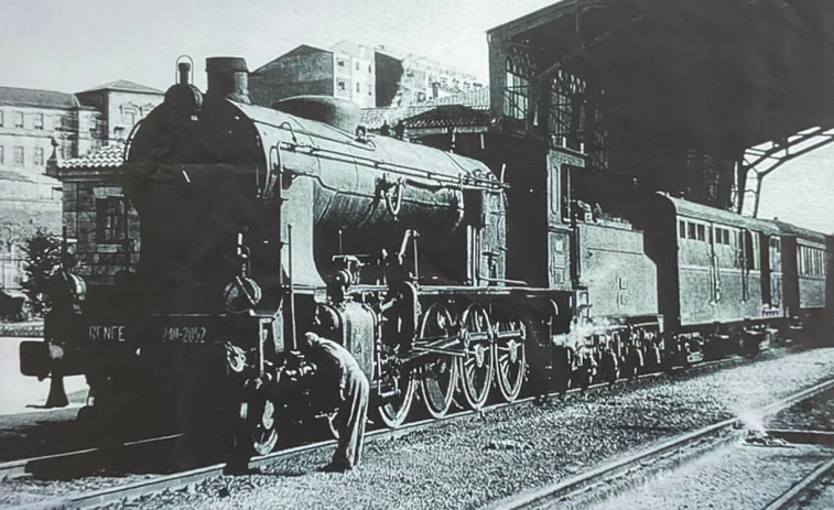 Catoira revive la primera línea ferroviaria de Galicia con una exposición itinerante