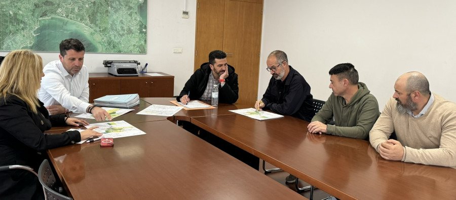 Ayuntamiento de Boiro y SEA avanzan en sus planea para la ampliación del polígono industrial de Espiñeira