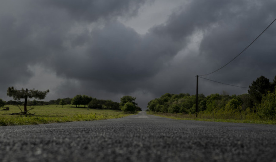 Chubascos localmente tormentosos este miércoles en Galicia, acompañados de granizo
