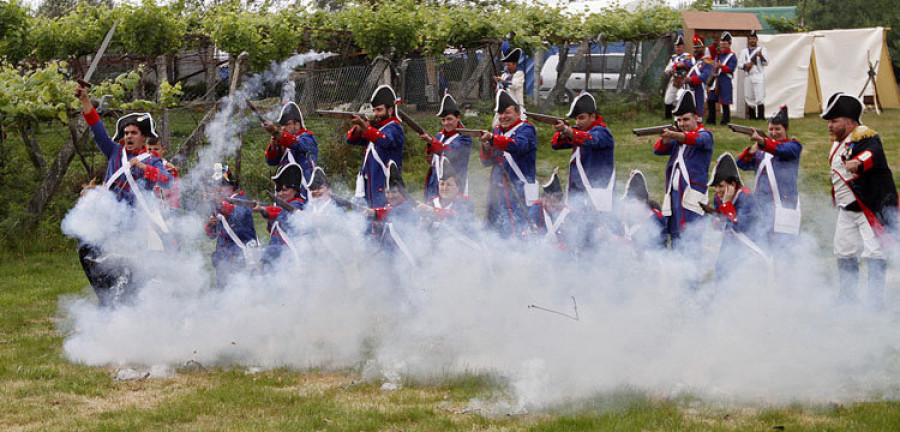 Las alarmas expulsan de Valga al ejército napoleónico en la Batalla de Casaldeirigo