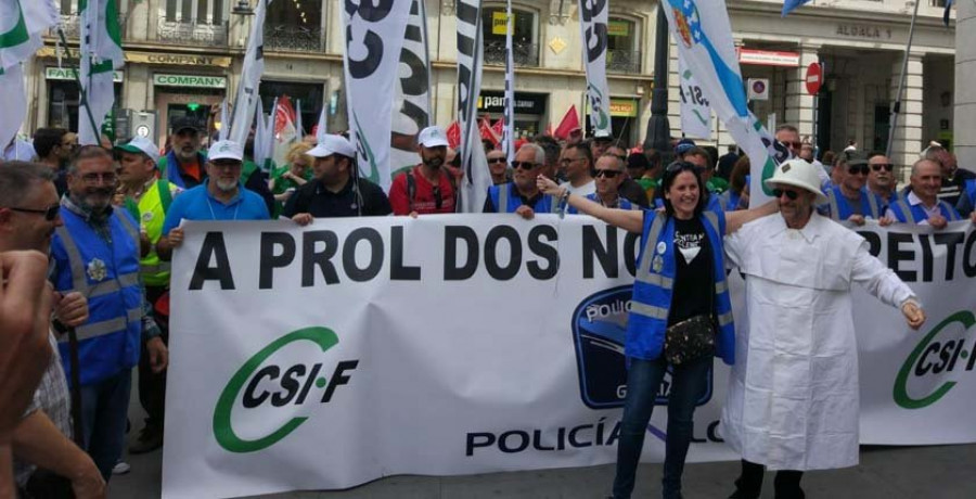 Más de una decena de agentes de la Policía Local de Vilagarcía superan los 55 años