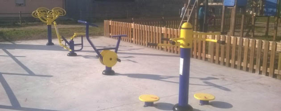 CAMBADOS - Los vecinos de Vilariño ya cuentan con su propio parque biosaludable