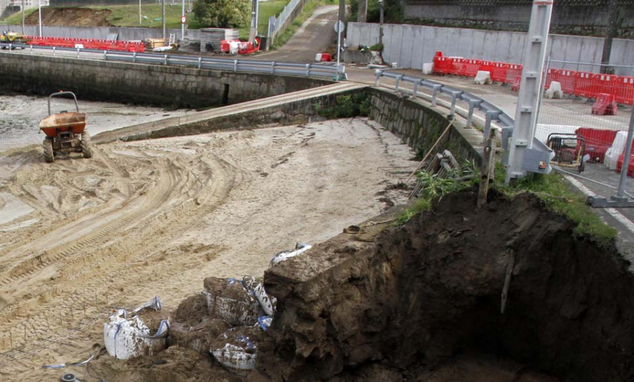 La reanudación de las obras del paseo a Vilaxoán está prevista para esta semana