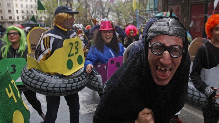 No hay borrasca que pueda con el Carnaval choqueiro de A Coruña