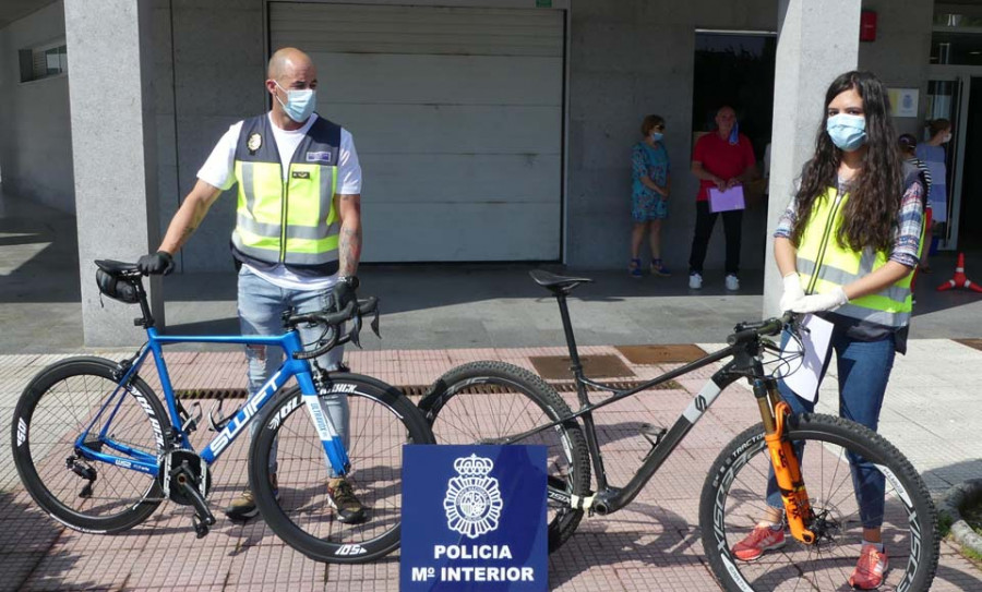 Veloso recupera sus bicis y el robo se salda con dos detenidos