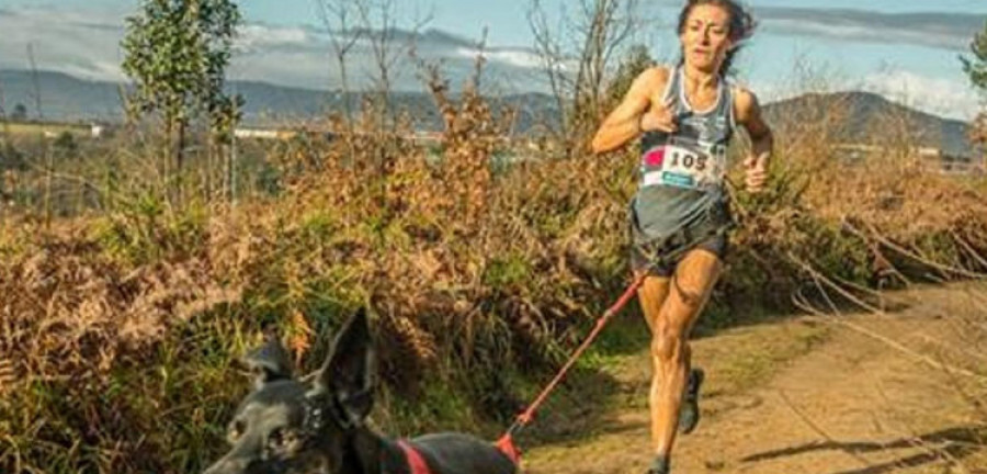 Mónica Touriño, pleno de victorias  en la Copa de España de Canicross