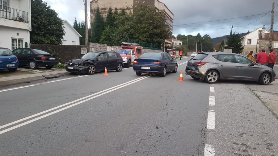 Catoira registra un nuevo siniestro en la Avenida da Ponte