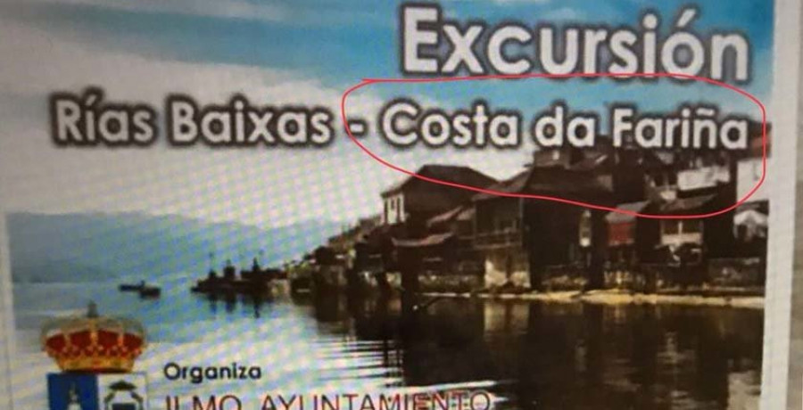 Retiran el cartel de “Costa da Fariña” tras la queja de Cambados y Diputación