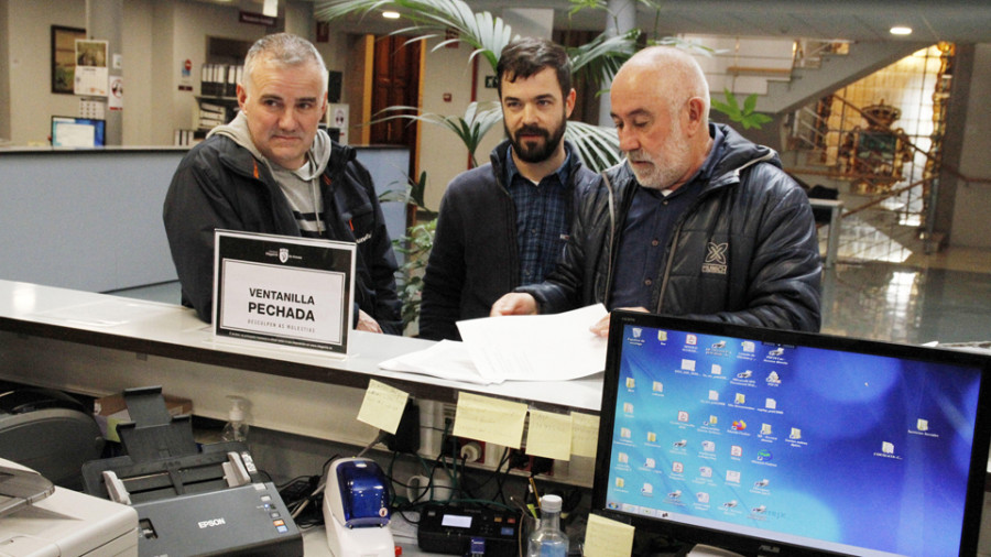 Trabajadores del polígono de Bamio  se movilizan para exigir mejoras