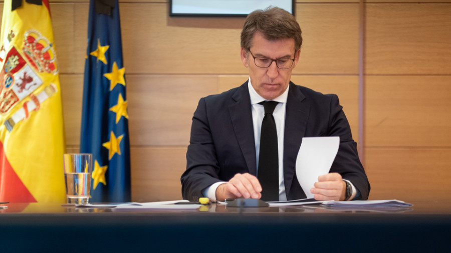 Feijóo reclama al Gobierno que Galicia abandone el estado de alarma al finalizar la fase 2