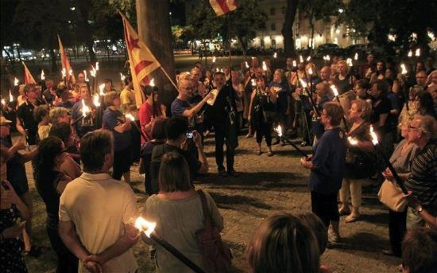 Cataluña celebra la Diada con movilizaciones a favor y contra la secesión