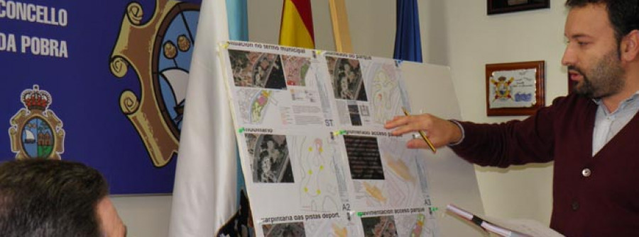 Unos hinchables suplirán al parque infantil de O Castelo durante su remodelación