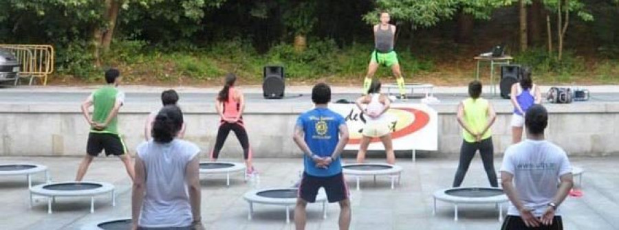 Moraña se apunta al body jump con una master class de Samuel Fariña