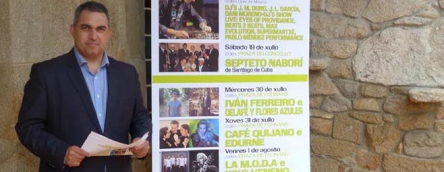 CAMBADOS - Juan Magán y Café Quijano completan  el cartel de conciertos del Albariño