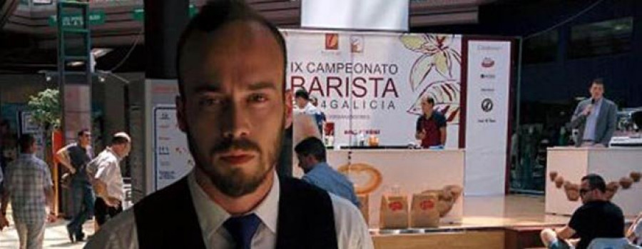 El hostelero José Dieste participa en  el Campeonato de Baristas de Galicia