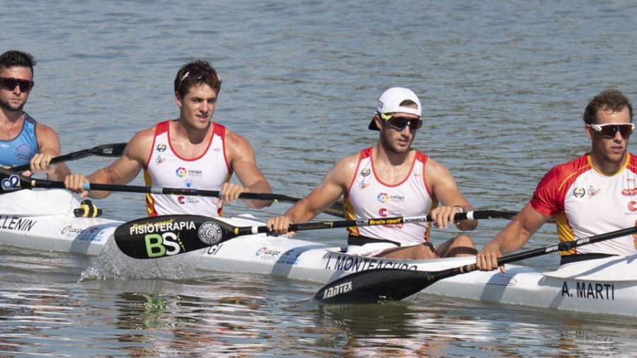 Iago Monteagudo, a la final del Mundial en K4