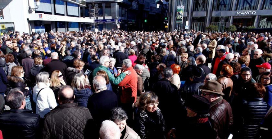 Los jubilados salen a la calle para exigir una subida “digna” de las pensiones