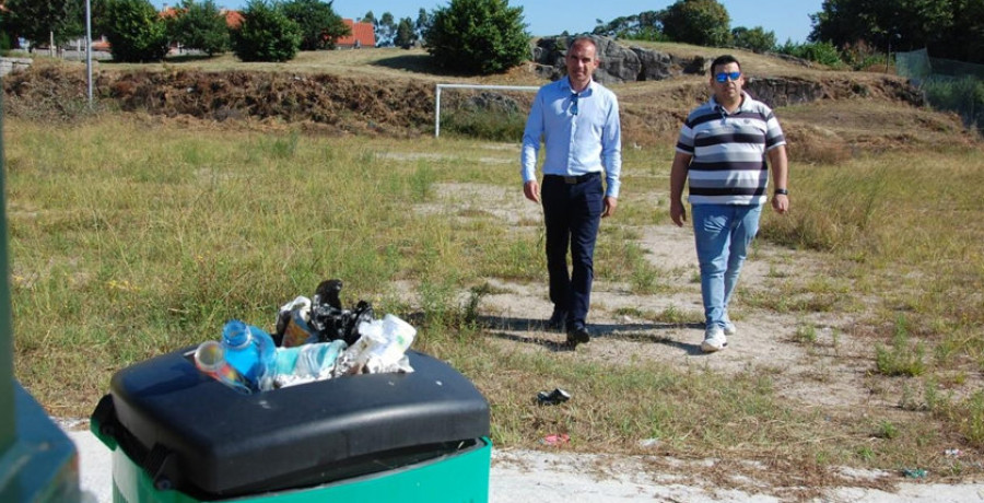 Gallego denuncia el mal estado de la pista de A Tomada y lo achaca a la “dejadez” de Ravella