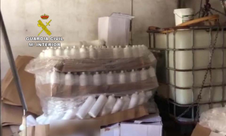 Detienen de nuevo a un investigado por vender falso gel hidroalcohólico