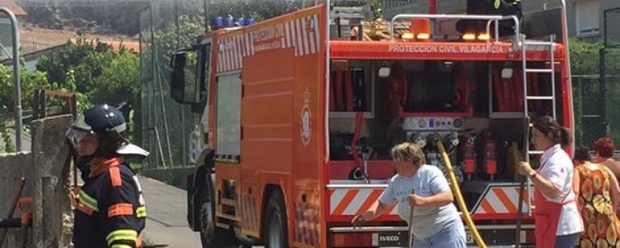 Extinguen el incendio de  Saiar tras cinco días de trabajo