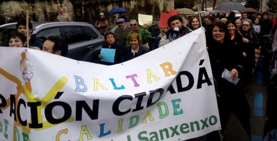 La Plataforma Veciñal vuelve a la salir a la calle: “Feijóo escoita, Sanxenxo está en loita”