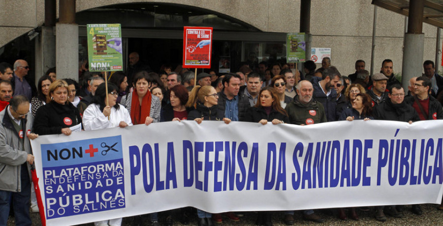 El alcalde exige la reapertura de la tercera planta del Hospital do Salnés