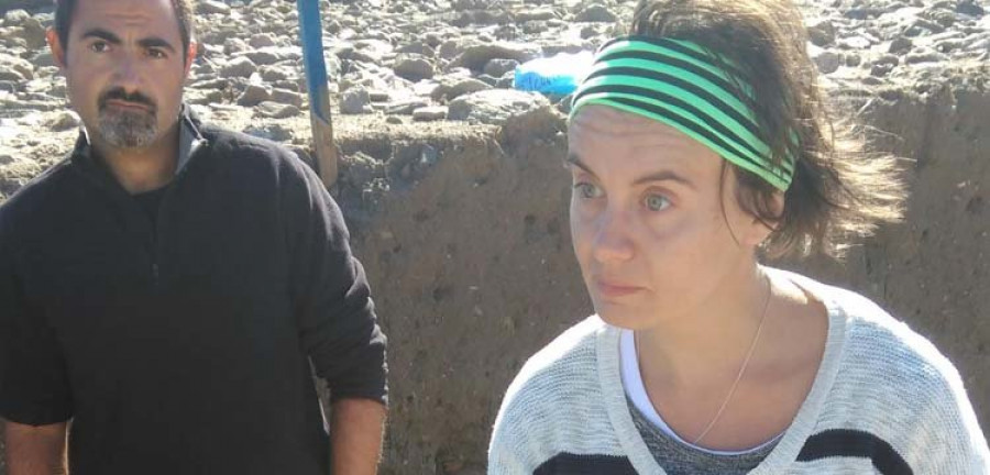 Hallan el esqueleto de un bebé en las excavaciones de A Lanzada