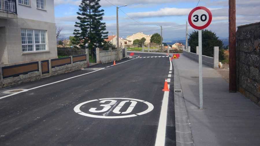 La Diputación ultima la obra de la carretera de San Vicente