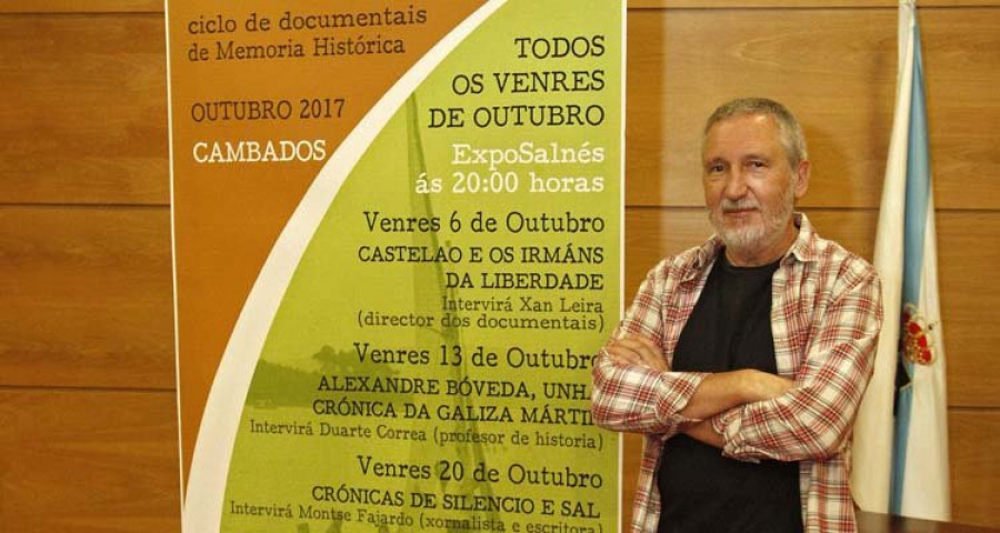Cambados programa un ciclo de Memoria Histórica con coloquios especializados