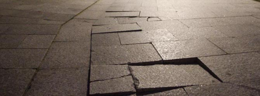 Alfredo Saralegui, en Vilaxoán, una calle-trampa para los peatones