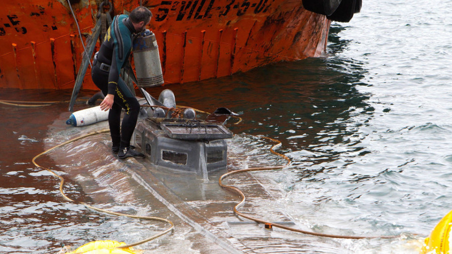 El narcosubmarino 'atraca' en Ávila