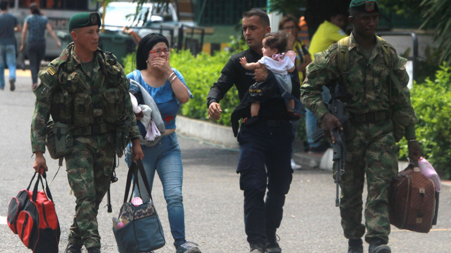 Los disturbios en la frontera venezolana provocan más de trescientos heridos