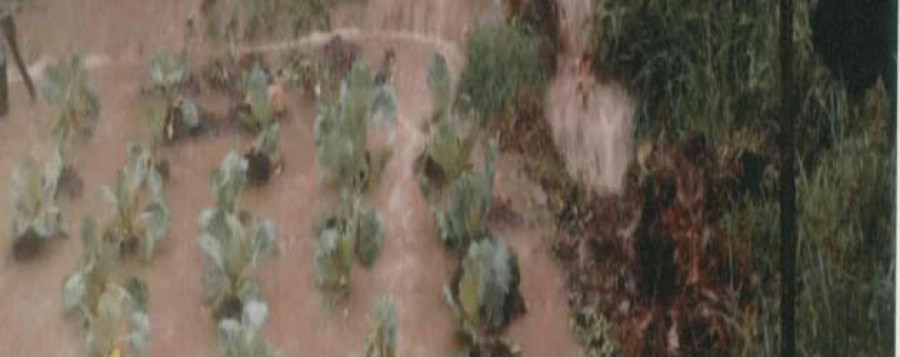 Vecinos de Bamio culpan a las obras del AVE de graves daños en sus fincas