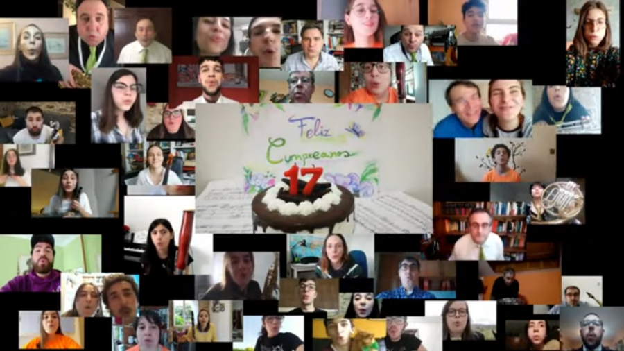 La Banda da Escola de Música de Rianxo celebró su 17º aniversario desde el confinamiento con un vídeo