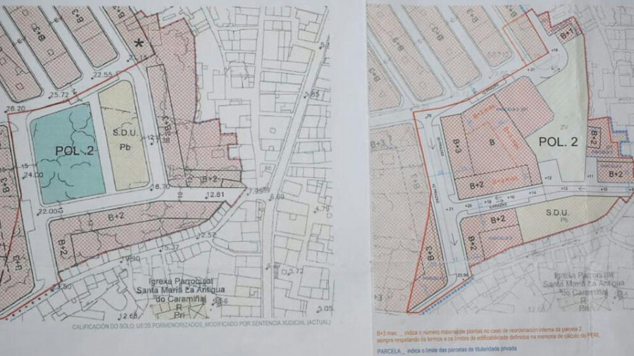 Un cambio radical no desenvolvemento urbanístico do Polígono 2 de A Pobra xera un gran rexeitamento