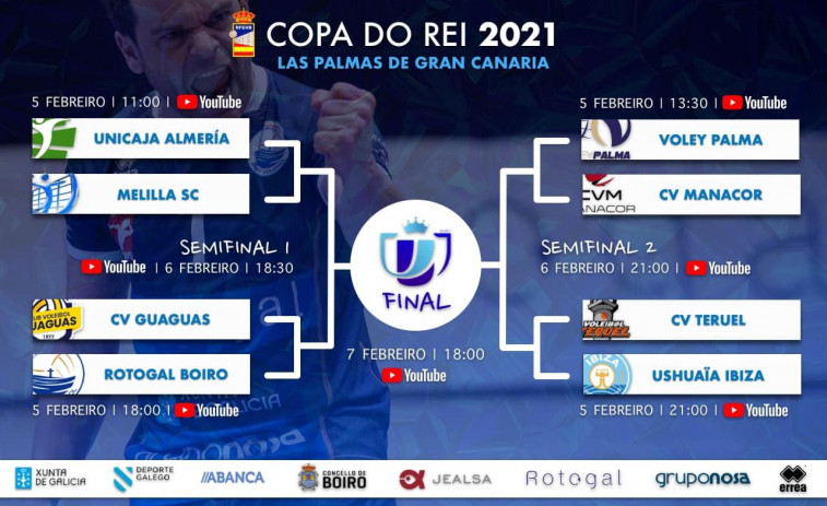 El Rotogal debutará en la Copa del Rey ante el Club Voleibol Guaguas