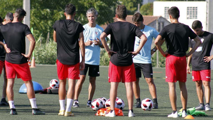 Debut en liga en A Lomba ante el Lugo B de Chiqui