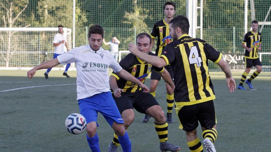 El Cuntis se impone al Dena  en un derbi con siete goles