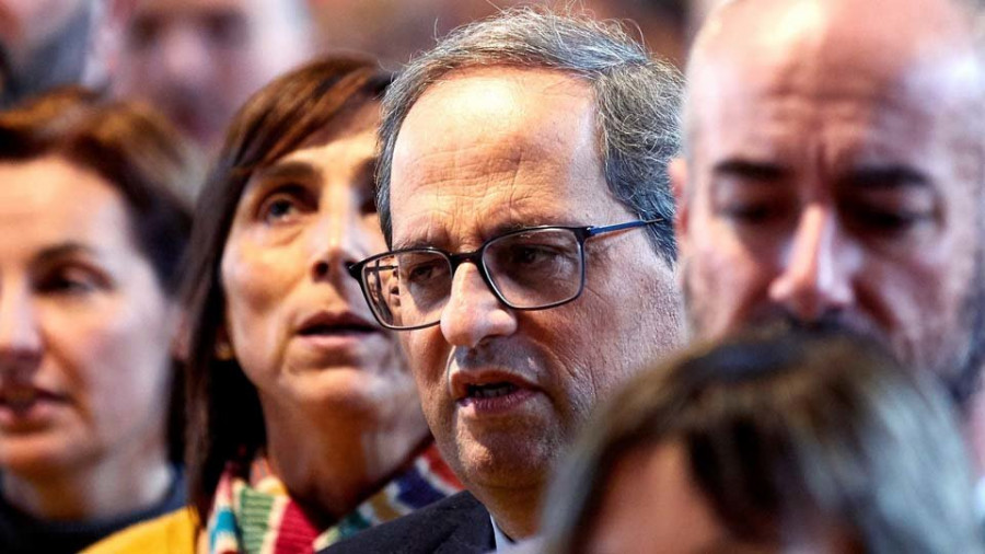 Torra irá al juicio de los lazos a “acusar al Estado de vulnerar” sus derechos