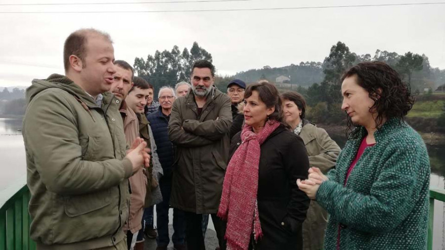 El BNG denunciará ante  el Parlamento europeo el  estado del embalse del Umia