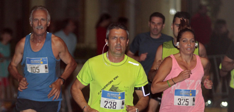 Los cortes de tráfico por la Carreira Nocturna  de mañana empezarán en la Avenida da Mariña