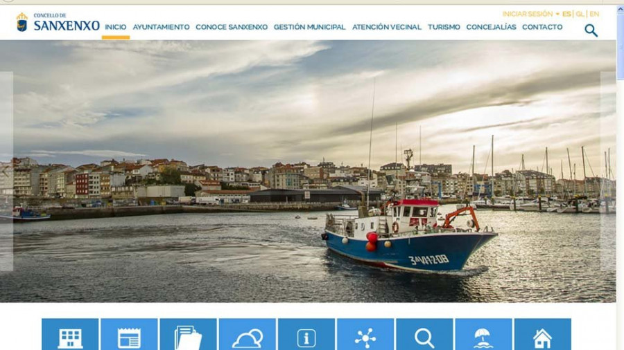 La web municipal de Sanxenxo registró 613.982 visitas durante 2019