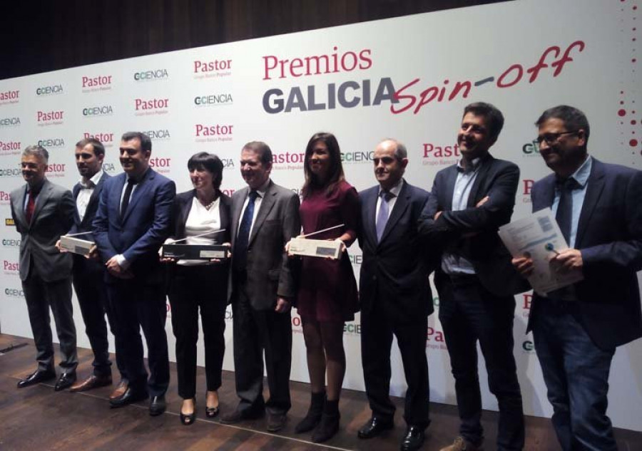 AllGenetics y Galchimia recogen los Premios Galicia Spin Off