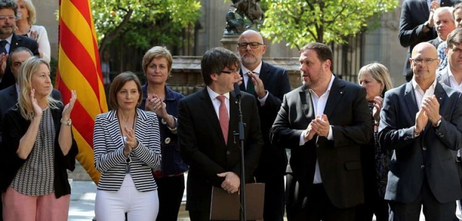 Cataluña celebrará el 1 de octubre un referéndum sobre la “república”