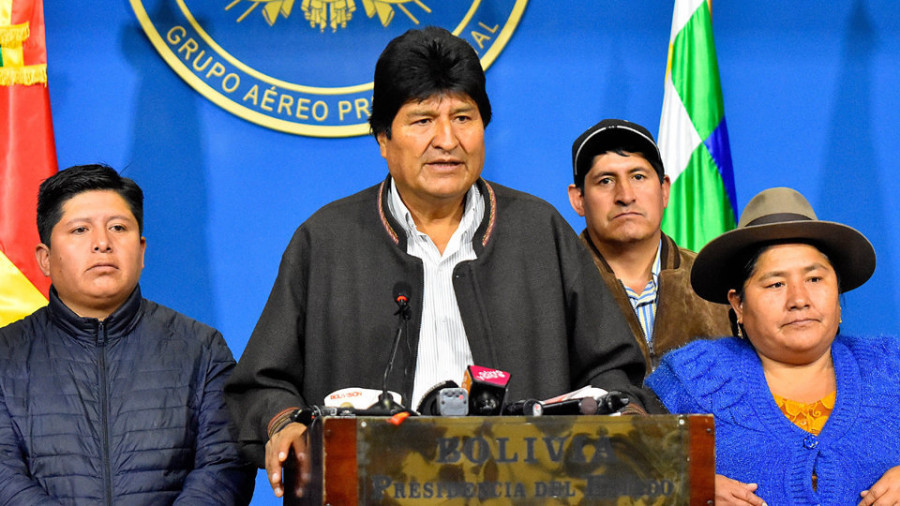 Evo Morales renuncia a presidir Bolivia tras las denuncias de fraude electoral