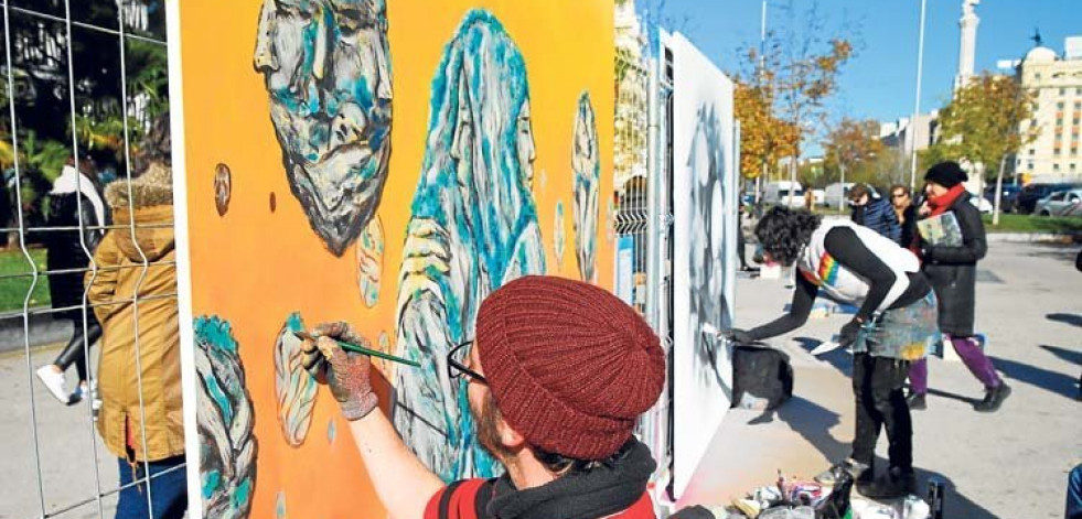 Arte urbano para luchar contra la violencia machista