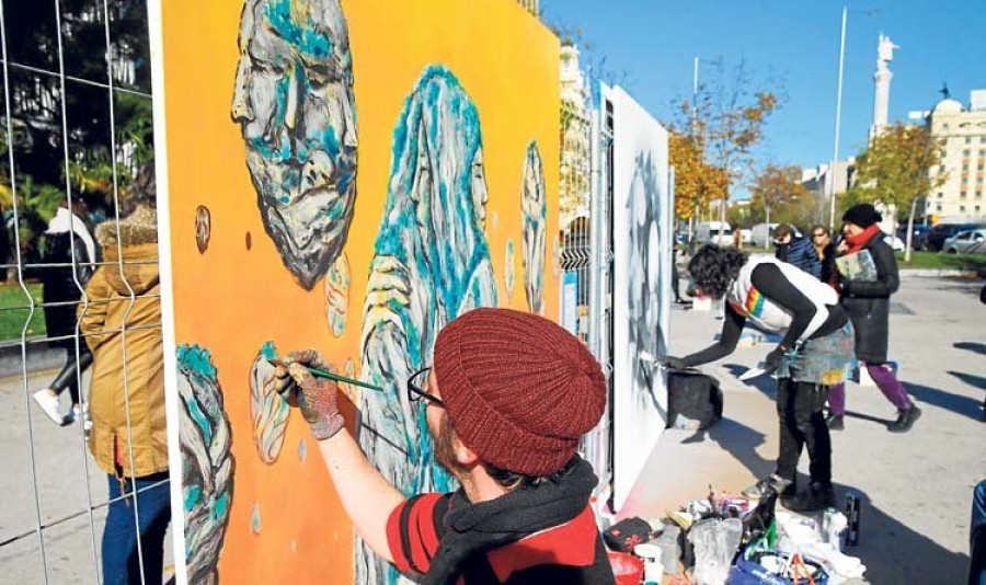 Arte urbano para luchar contra la violencia machista