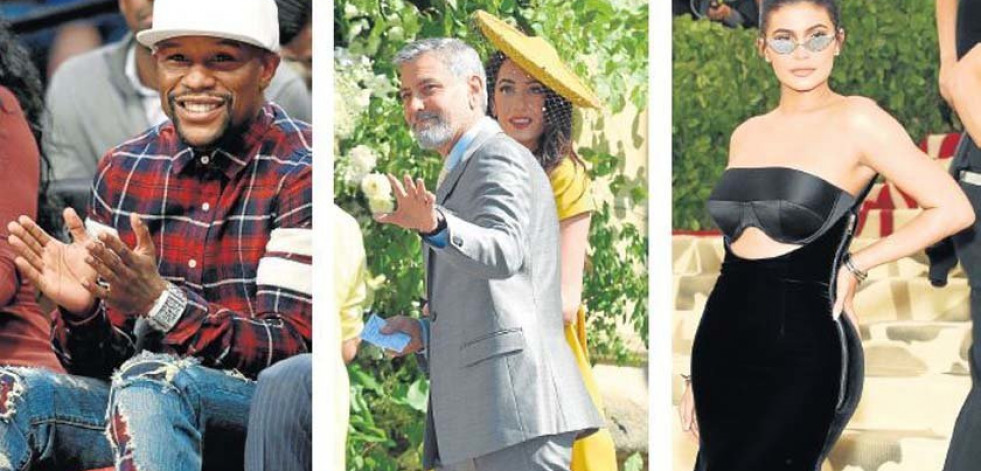 Mayweather, Clooney y Jenner, los famosos mejor pagados