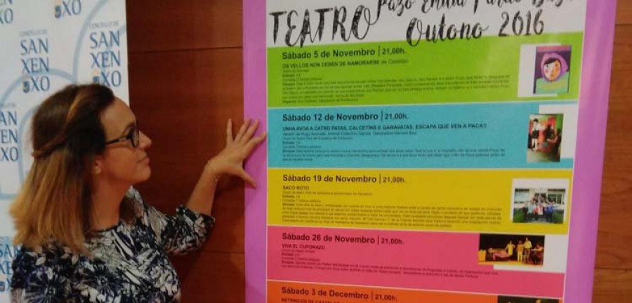 “Os vellos non deben namorarse” marcará el inicio del Ciclo de Teatro de Outono