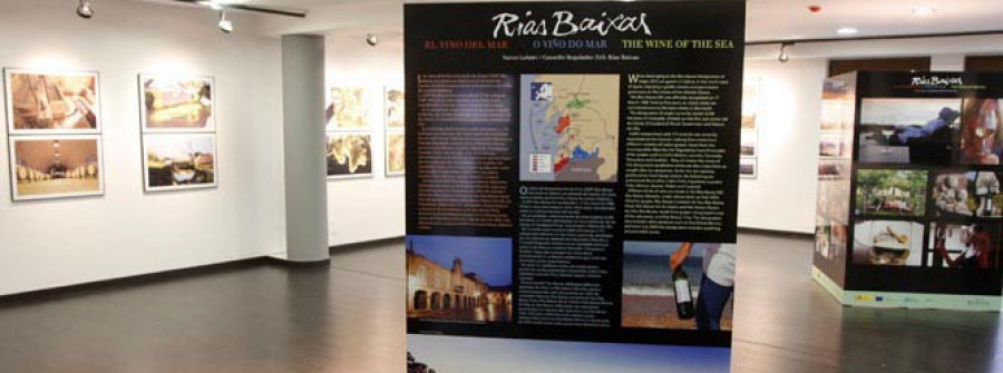 CAMBADOS-La exposición “Rías Baixas, el vino del mar” inicia su recorrido por Galicia en la localidad